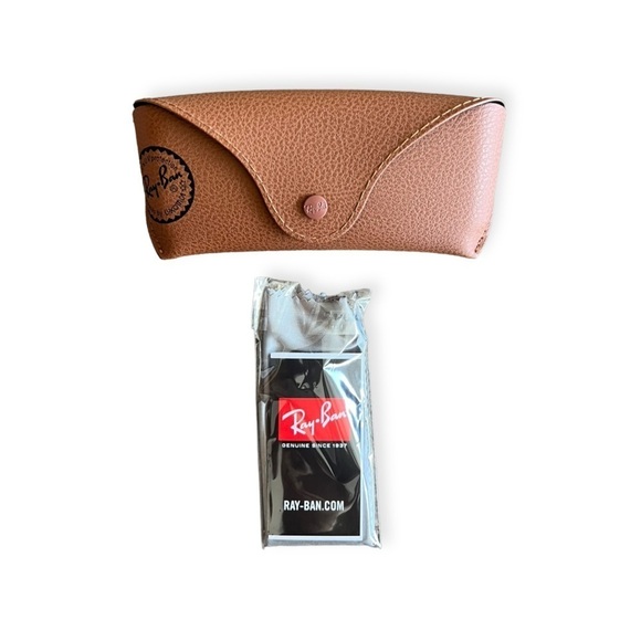 RAY-BAN brown case hard eyeglasses case - Picture 4 of 5